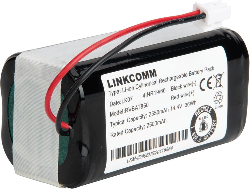 LINKOMM RVBAT850 Battery Replacement for Shark ION/IQ/AI Robot Vacuum RV1001AE RV1000AE RV1001 RV1000 RV1101ARUS RV2001WRUS RV2001DRUS RV871R RV851WV RV850 RV761 RV761R01US AV753 AV752 - Image 4